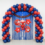 Spider man theme set red blue