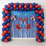 Superman theme set blue red