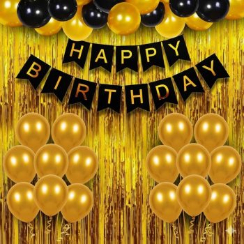 Happy birthday decorations theme set